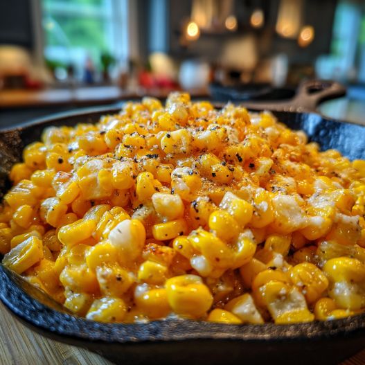 Honey Butter Skillet Corn process