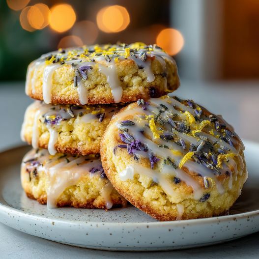 Lemon Lavender Cookies process
