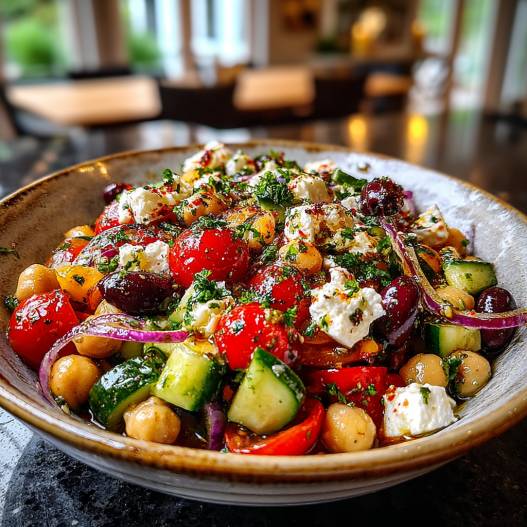 Mediterranean Bean Salad process