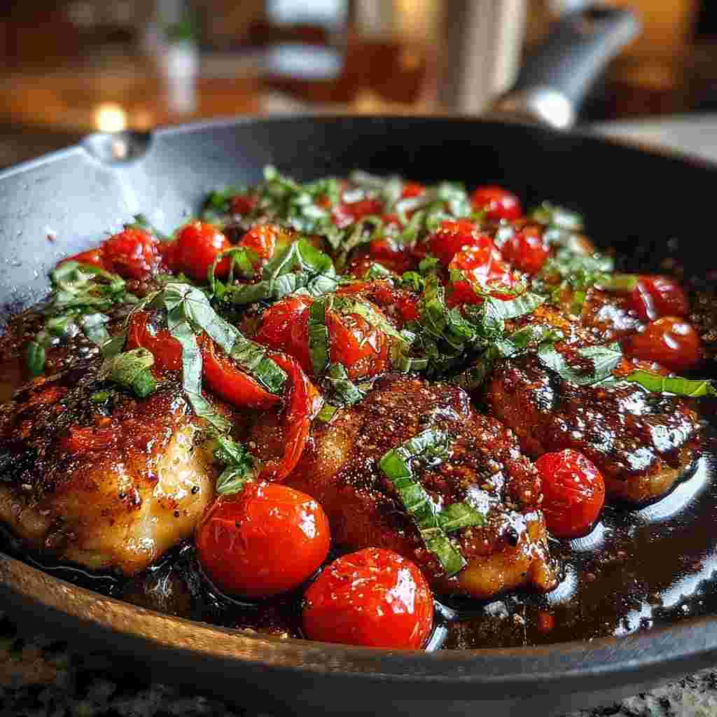 One Pan Balsamic Chicken