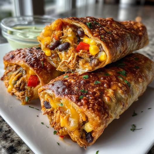 Southwest Egg Rolls process