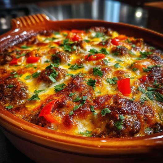 Stuffed Pepper Casserole process