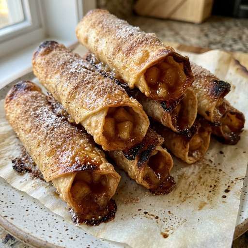Air Fryer Apple Pie Taquitos