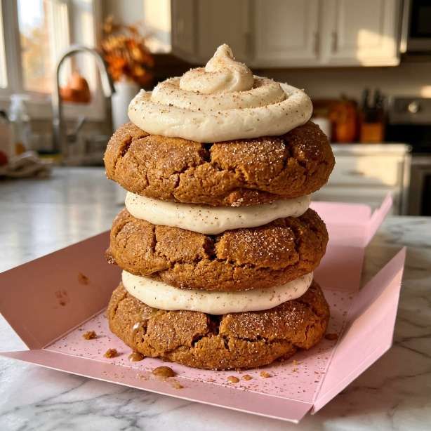 Bakery Style Crumbl Pumpkin Pie Cookies