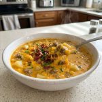 Easy Cheeseburger Soup