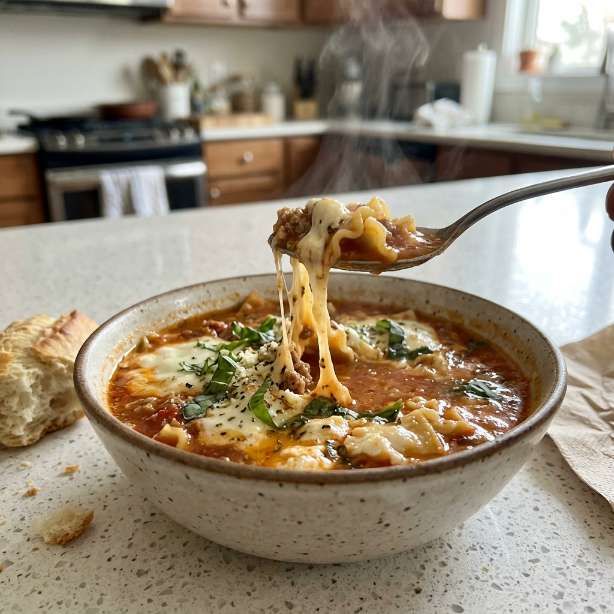 Easy Lasagna Soup Recipe