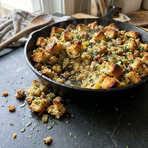 Grandma's Classic Thanksgiving Herb Bread Stuffing
