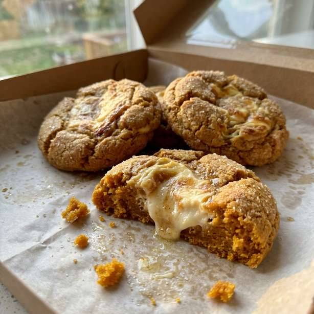 Pumpkin Cheesecake Cookies In Bloom Bakery